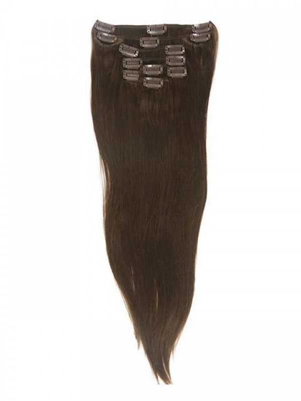 Human Hair 7 Pcs Clip In Hair Extensions