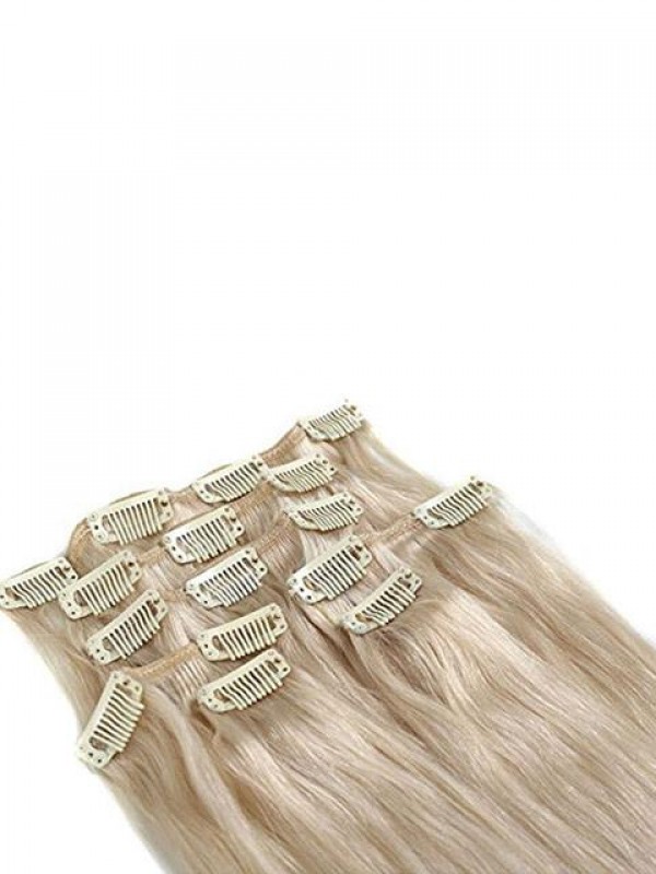Long Straight Clip In Synthetic Hair Extension