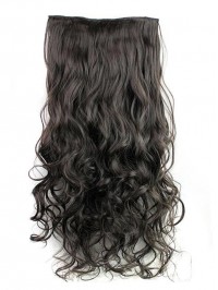 Long Wave One Piece Synthetic Clip In Hair Extension