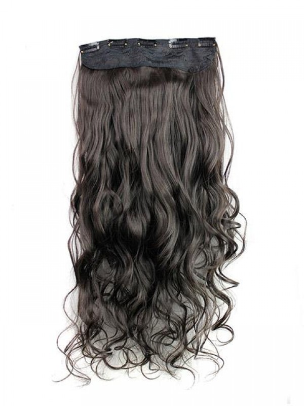 Long Wave One Piece Synthetic Clip In Hair Extension