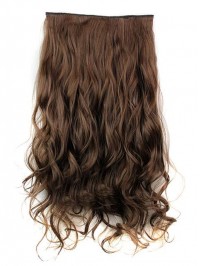 Long Wave Synthetic One Piece Clip In Hair Extension
