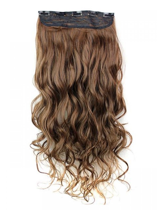 Synthetic One Piece Clip In Hair Extension