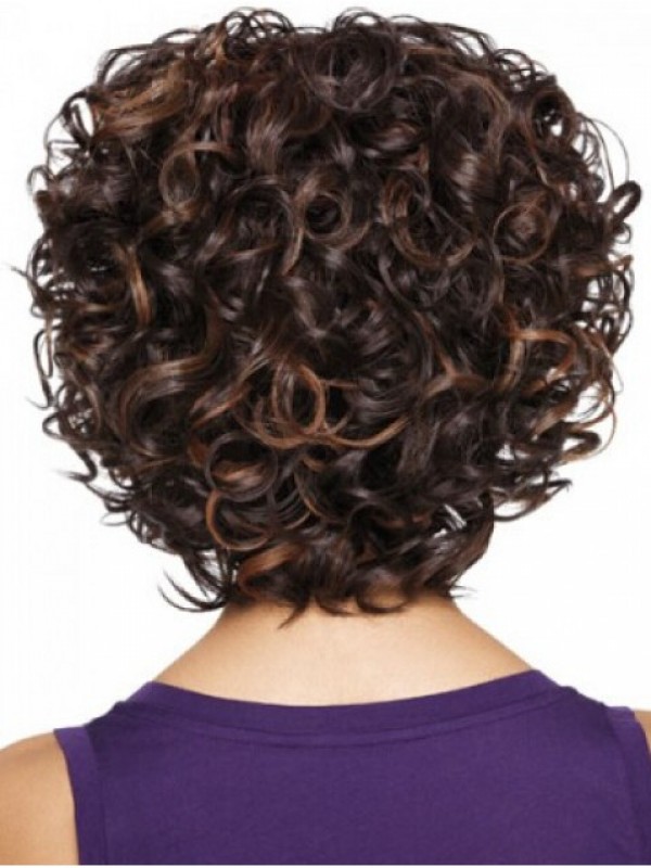 Afro-Hair Curly Short Synthetic Capless Wigs 10 Inches