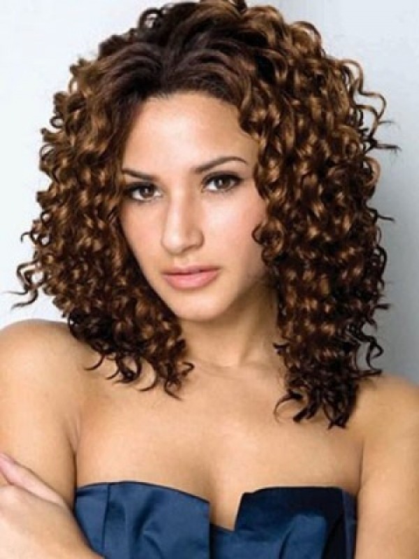 Afro-Hair Central Parting Long Curly Capless Synthetic Wig 16 Inches