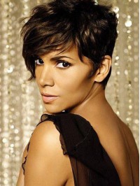 Halle Berry Short Straight Wig