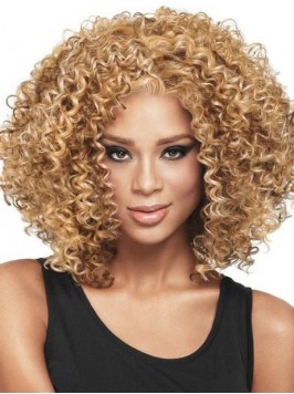 Afro-Hair Medium Curly Wig