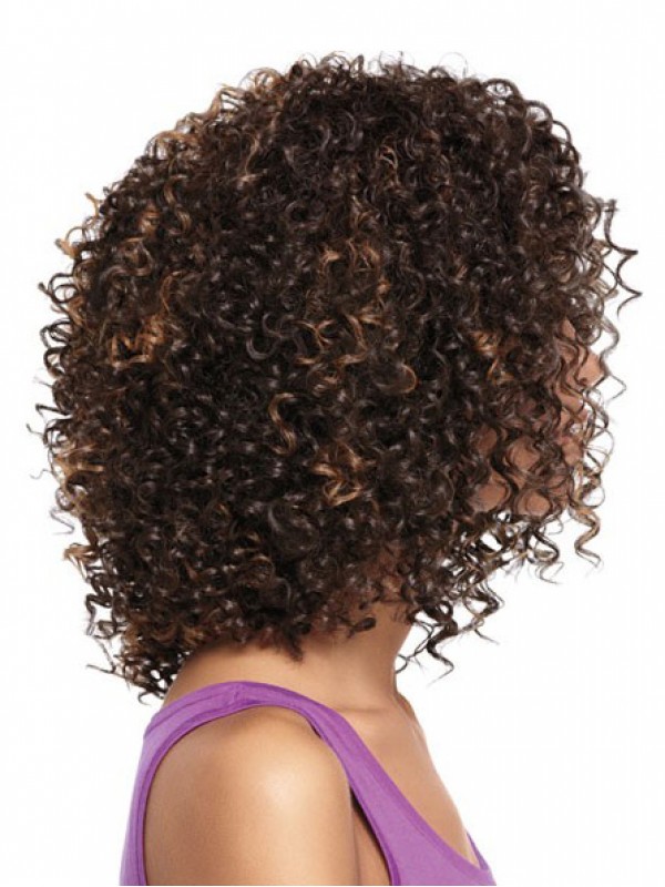 Afro-Hair Medium Curly Wig