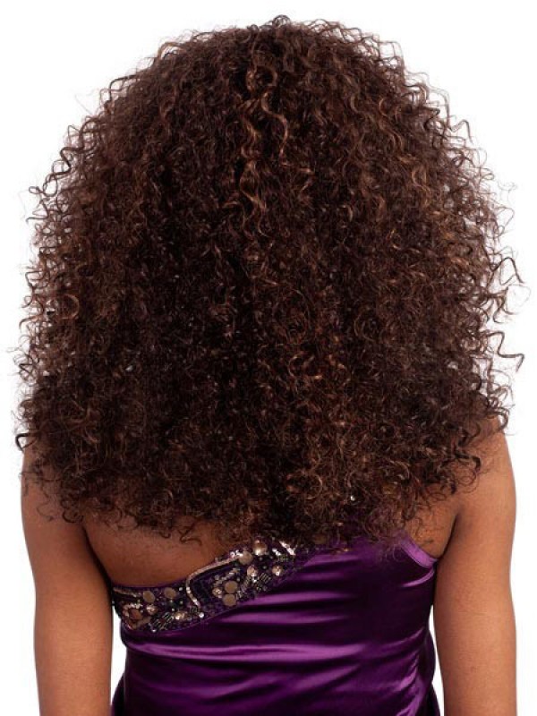 Afro-Hair Long Curly Lace Front Wig