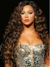 Long Wavy Human Hair Wig