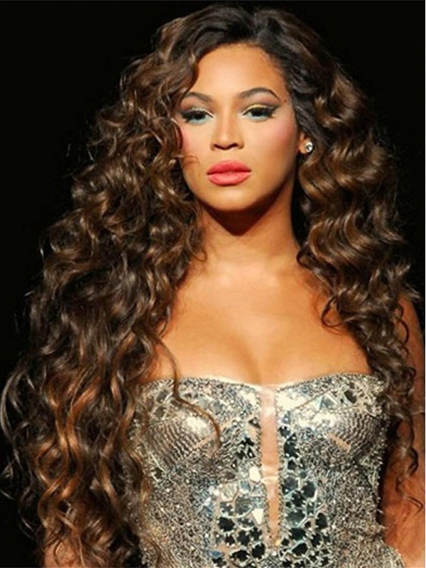 Long Wavy Human Hair Wig