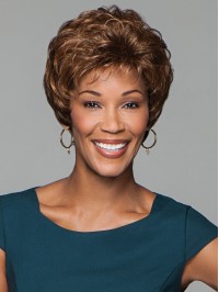 Brown Short Curly Wig