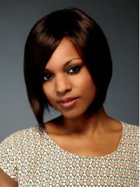 Brown Bob Short Straight Lace Front Huamn Hair Wigs