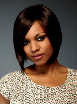 Brown Bob Short Straight Lace Front Huamn Hair Wig...