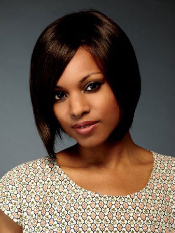 Brown Bob Short Straight Lace Front Huamn Hair Wigs