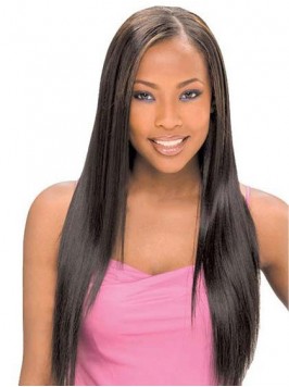 Black Long Straight Wig