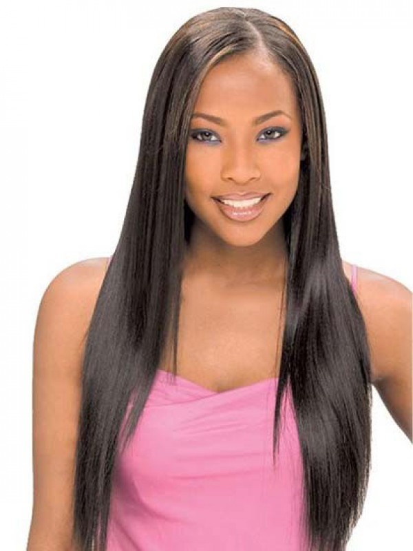 Black Long Straight Wig