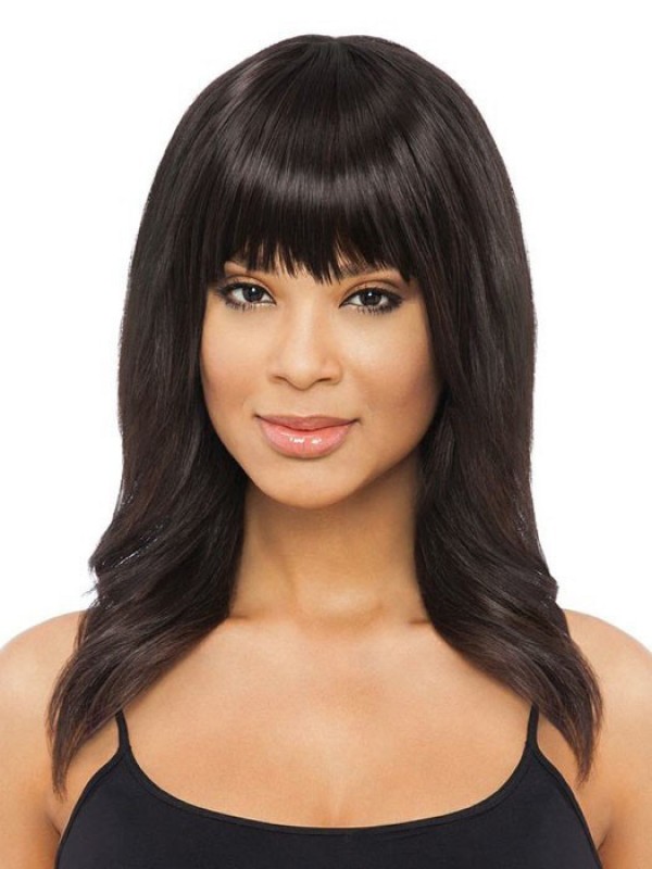 Long Straight Black Wig