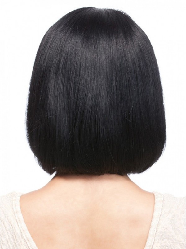 Short Straight Bob Human Hair Wig