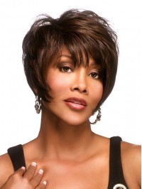 Brown Short Straight Wig