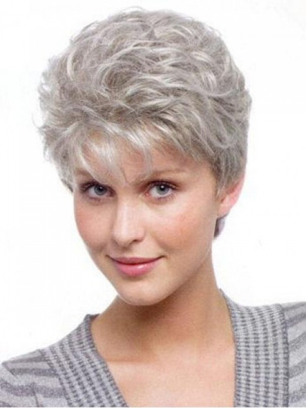 Short Curly Capless Synthetic Hair Wigs 6 Inches