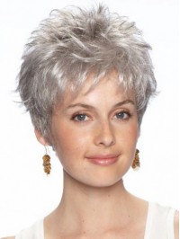 Short Wavy Lace Front Synthetic Hair Wigs 6 Inches