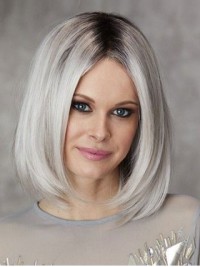 Sweet Medium Straight Capless Synthetic Wigs 14 Inches