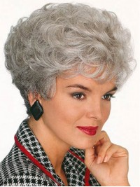 Cheaper Short Curly Capless Synthetic Hair Wigs 8 Inches