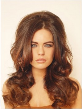 Auburn Wavy Long Hair Falls & Half