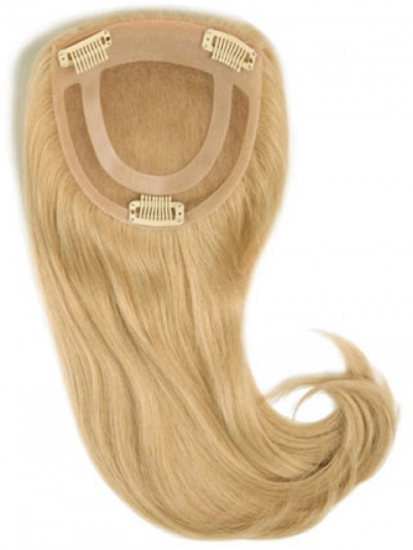 12" Human Hair Straight 3/4 Wig