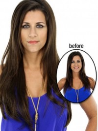 24" Layered Straight Hairpiece