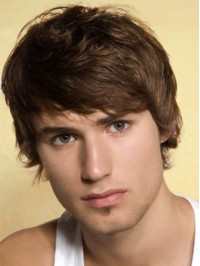 Short Wavy Mens Wigs