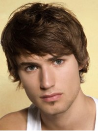 Short Wavy Mens Wigs