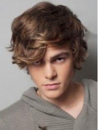 Short Wavy Mens Wigs