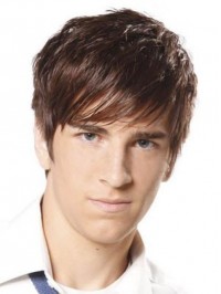 Short Straight Lace Men Wigs