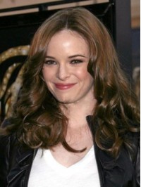 Danielle Panabaker Central Parting Long Wavy Synthetic Lace Front Wigs