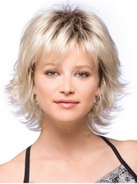 Blonde Straight Short Wig