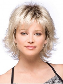 Blonde Straight Short Wig