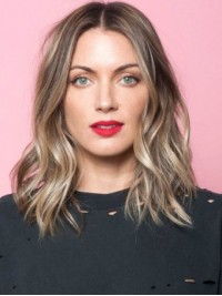 Central Parting Ombre Straight Wig