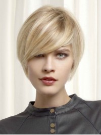 Blonde Short Straight Wig