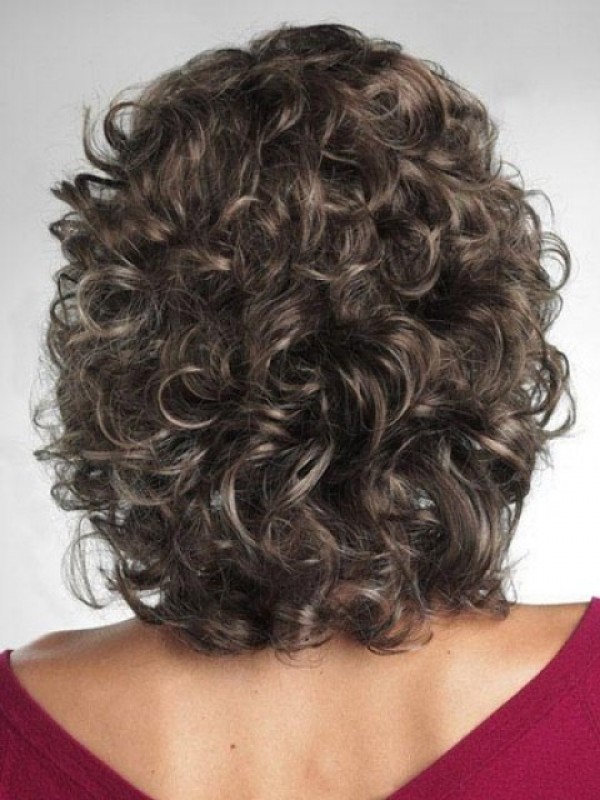 New Mid-length Curly Synthetic Wig