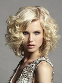 Short Wavy Blonde