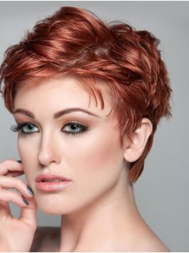 Short Straight Lace Front Wig