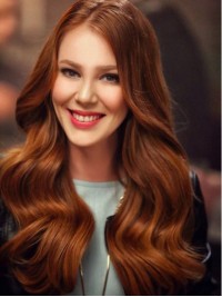 Central Parting Long Wavy Wigs