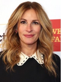 Julia Roberts Central Parting Long Wavy Wig