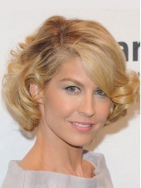 Blonde Lace Front Short Wavy Wig