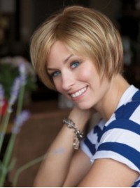 Blonde Short Straight Lace Front Wig