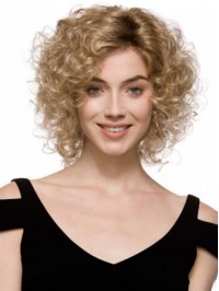 Blonde Curly Wig