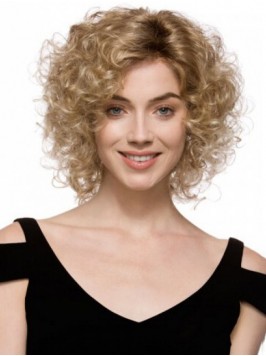 Blonde Curly Wig