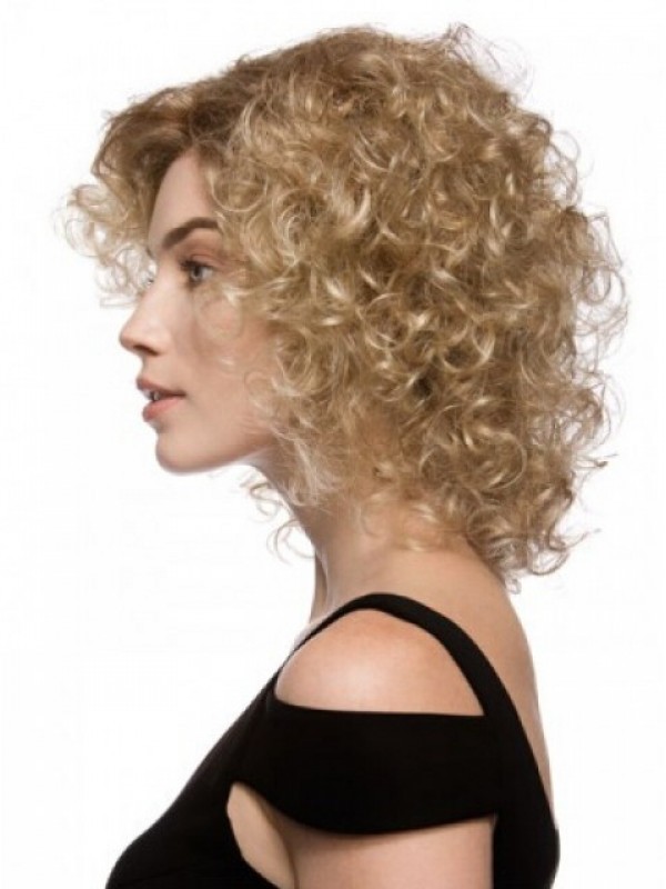 Blonde Curly Wig