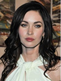 Megan Fox Long Wavy Lace Front Wig